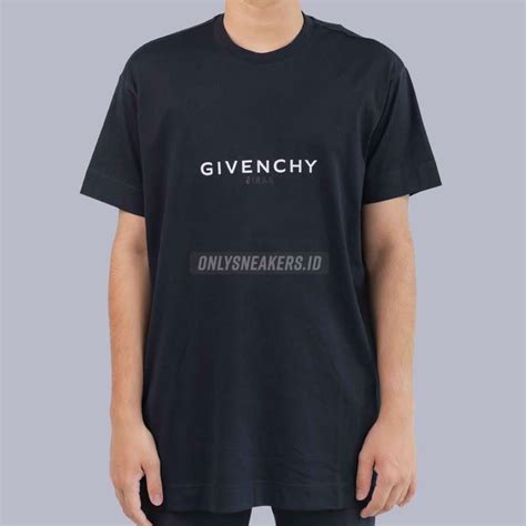 Authentic Givenchy Reverse Logo Print T